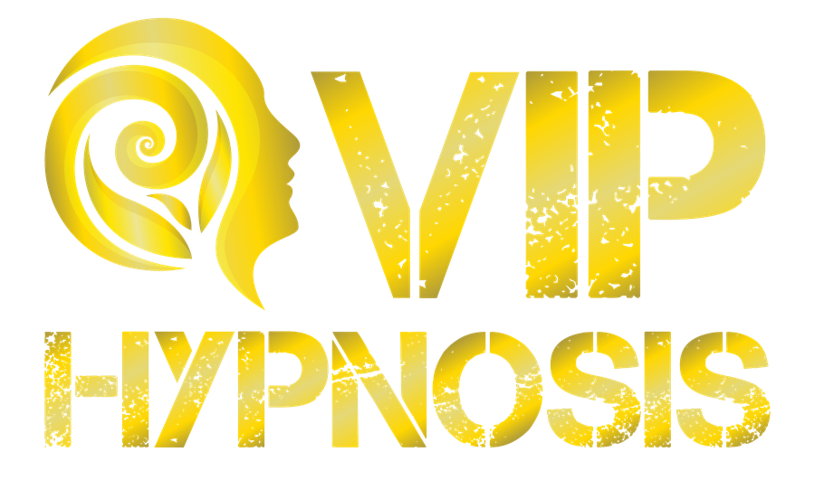 VIP Hypnosis gold head logo